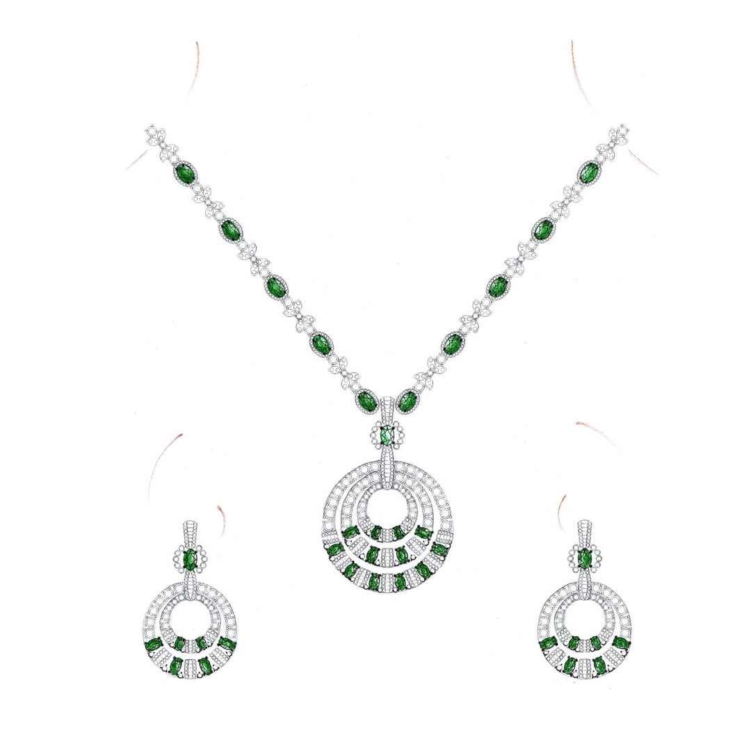 18 KT DIAMOND NECKLACE  Gms - MJ25NK569