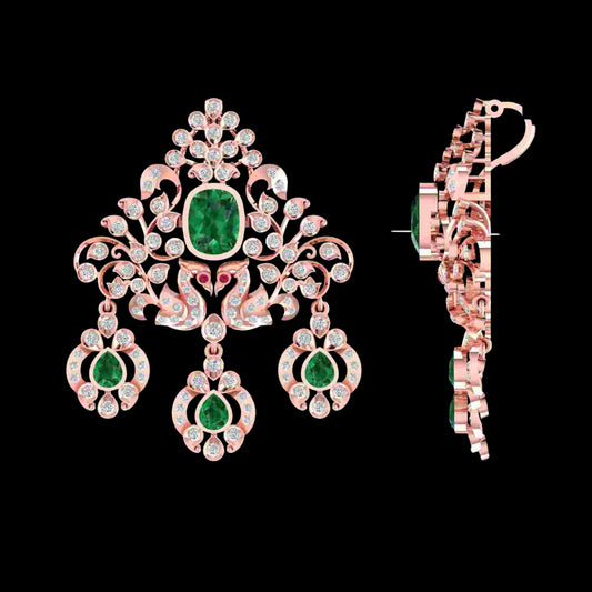 Diamond PENDANT With 14.915 Gms of 18 Kt Gold and 1.565 Cts of Certified Natural Diamonds Code: MJ26PND68