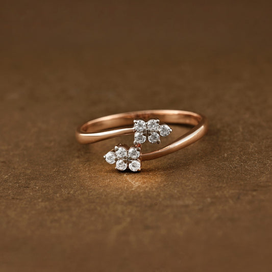 Diamond RING With 2.022 Gms of 18 Kt Gold and 0.18 Cts of Certified Natural Diamonds Code: MJ26RG626