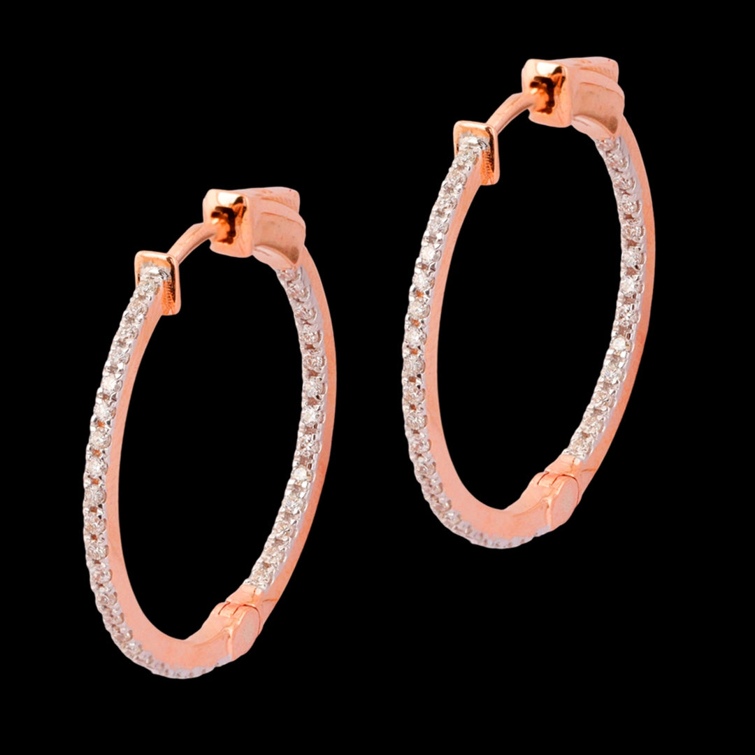 18 KT DIAMOND EARRING 5.086 Gms - MJ25ER49