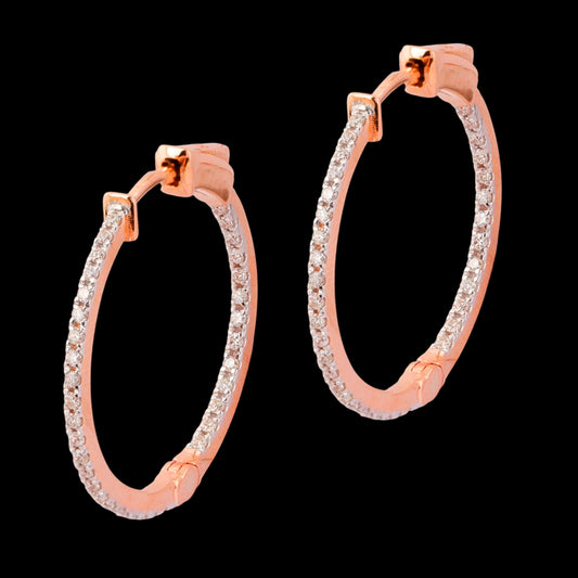 18 KT DIAMOND EARRING 5.086 Gms - MJ25ER49