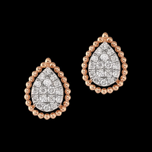18 KT DIAMOND EARRING 3.954 Gms - MJ25ER41