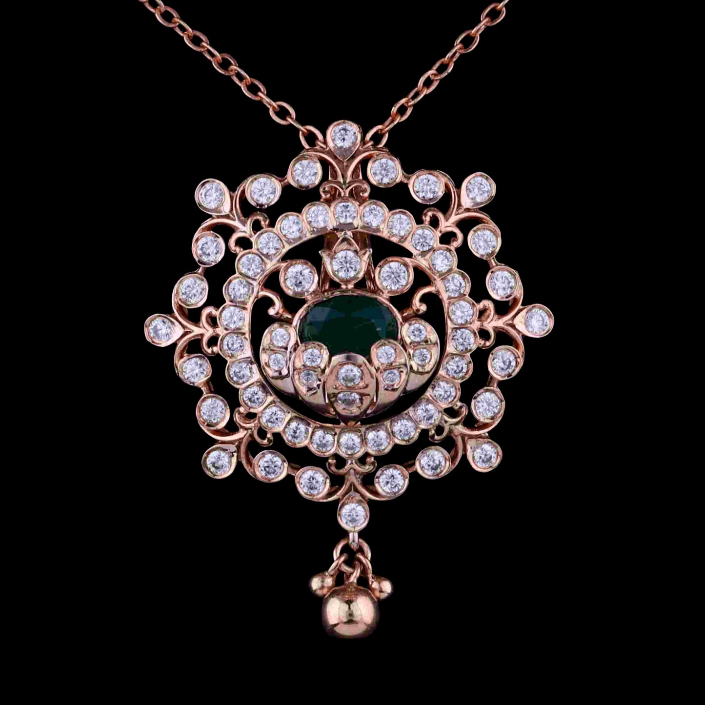 Diamond PENDANT With 11.233 Gms of 18 Kt Gold and 1.146 Cts of Certified Natural Diamonds Code: MJ26PND84