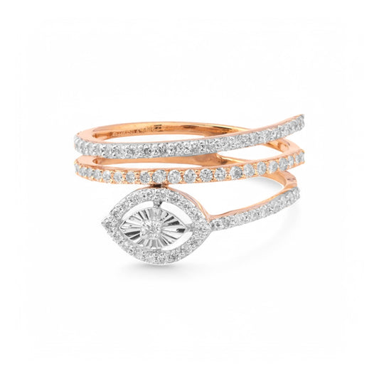 18 KT DIAMOND RING 2.942 Gms - MJ25RG530