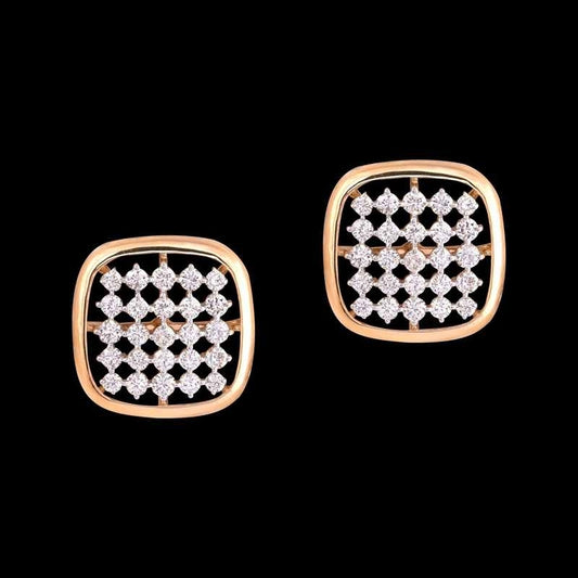 18 KT DIAMOND EARRING 4.276 Gms - MJ25ER37