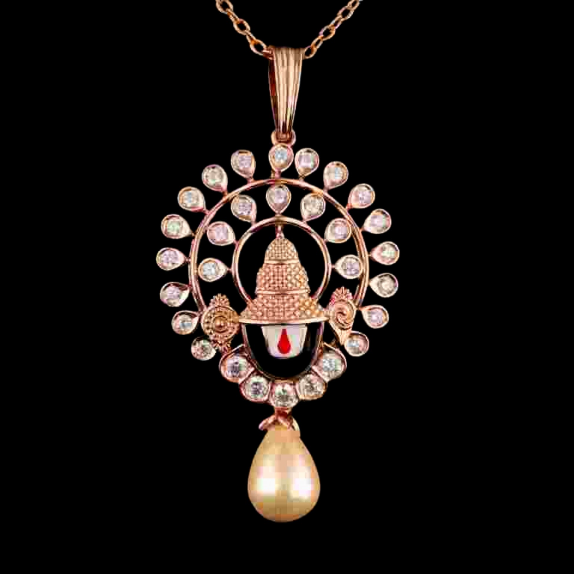 Diamond PENDANT With 7.311 Gms of 18 Kt Gold and 0.756 Cts of Certified Natural Diamonds Code: MJ26PND35