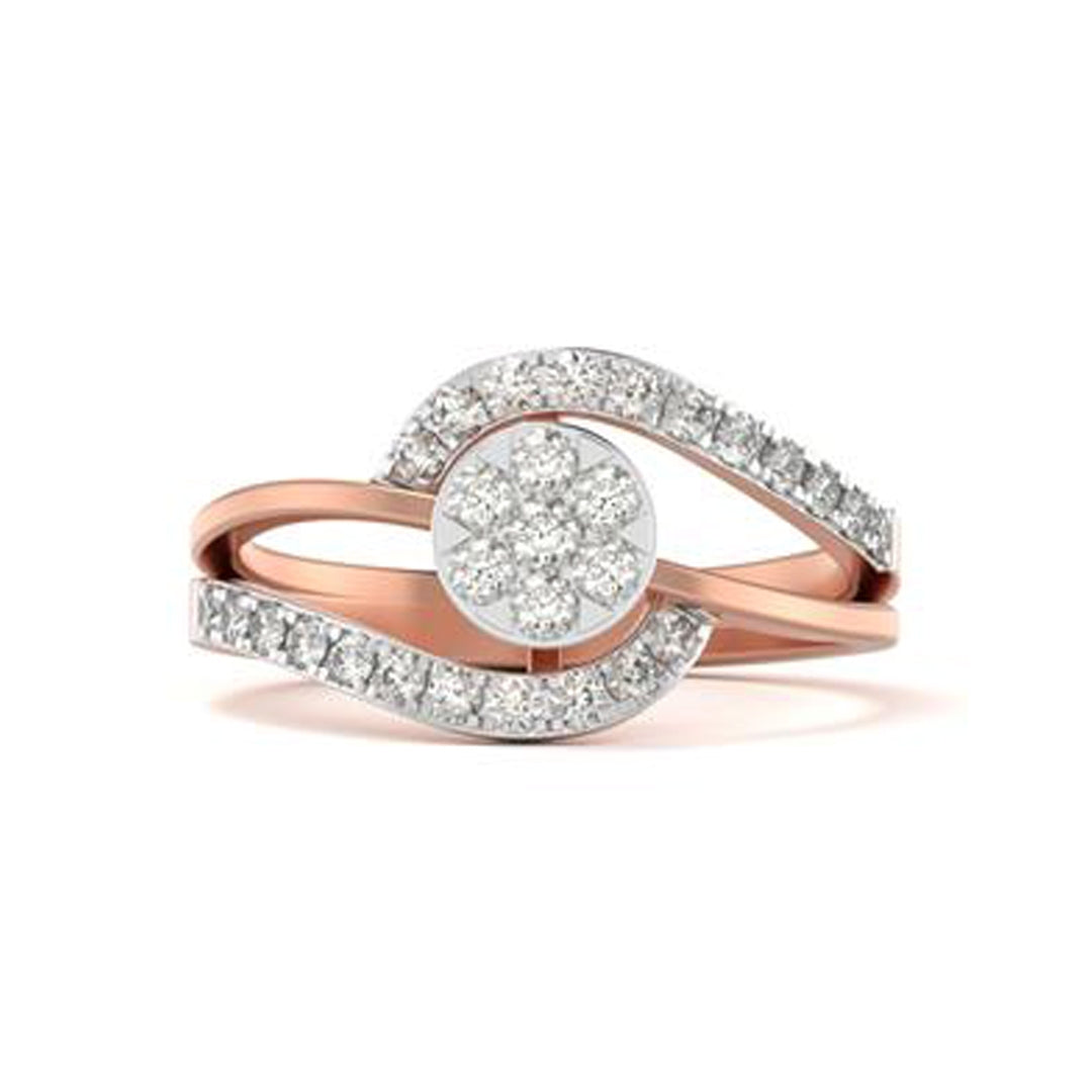 18 KT DIAMOND RING 3.447 Gms - MJ25RG469