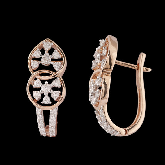 18 KT DIAMOND EARRING 4.774 Gms - MJ25ER51