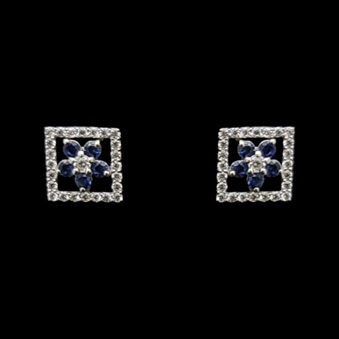 18 KT DIAMOND EARRING 2.79 Gms - MJ25ER187