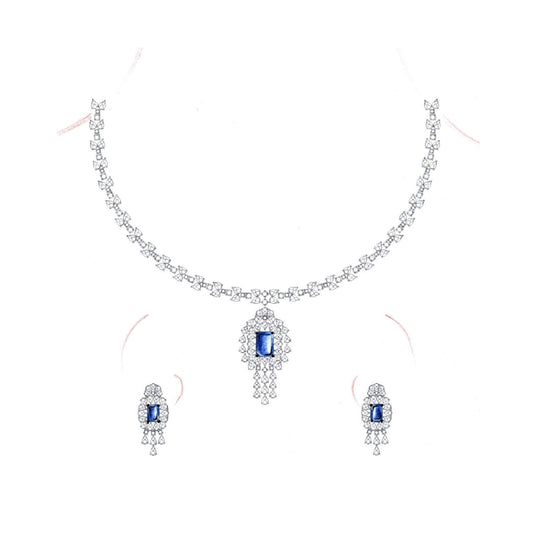 18 KT DIAMOND NECKLACE  Gms - MJ25NK565