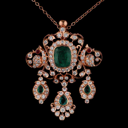 Diamond PENDANT With 14.485 Gms of 18 Kt Gold and 1.673 Cts of Certified Natural Diamonds Code: MJ26PND87