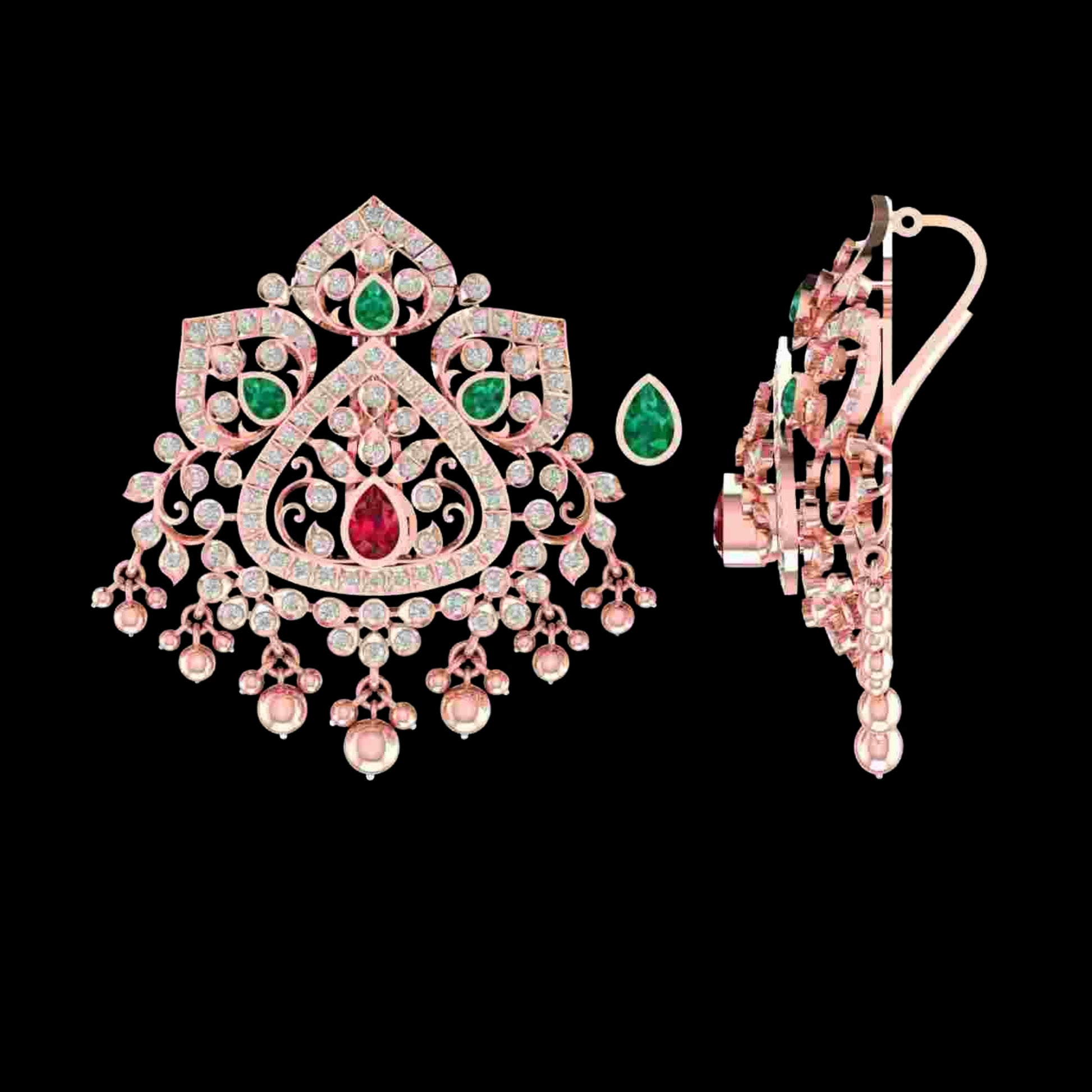 Diamond PENDANT With 14.56 Gms of 18 Kt Gold and 1.718 Cts of Certified Natural Diamonds Code: MJ26PND52