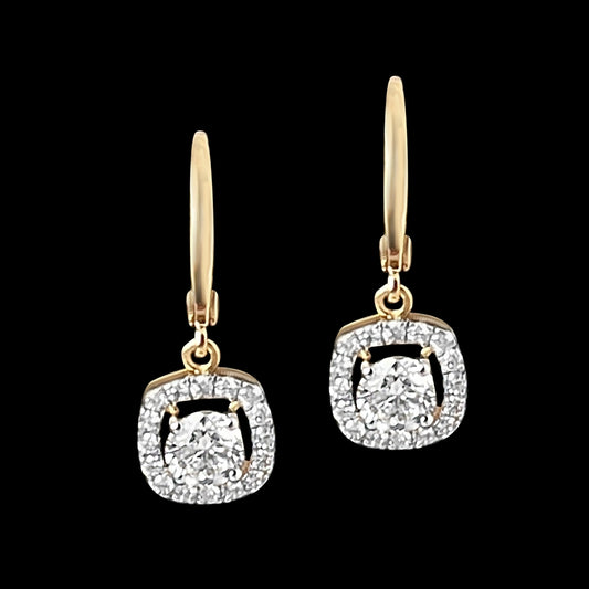 18 KT DIAMOND EARRING 2.622 Gms - MJ25ER43