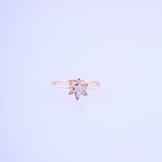 Diamond RING With 1.203 Gms of 18 Kt Gold and 0.056 Cts of Certified Natural Diamonds Code: MJ26RG649