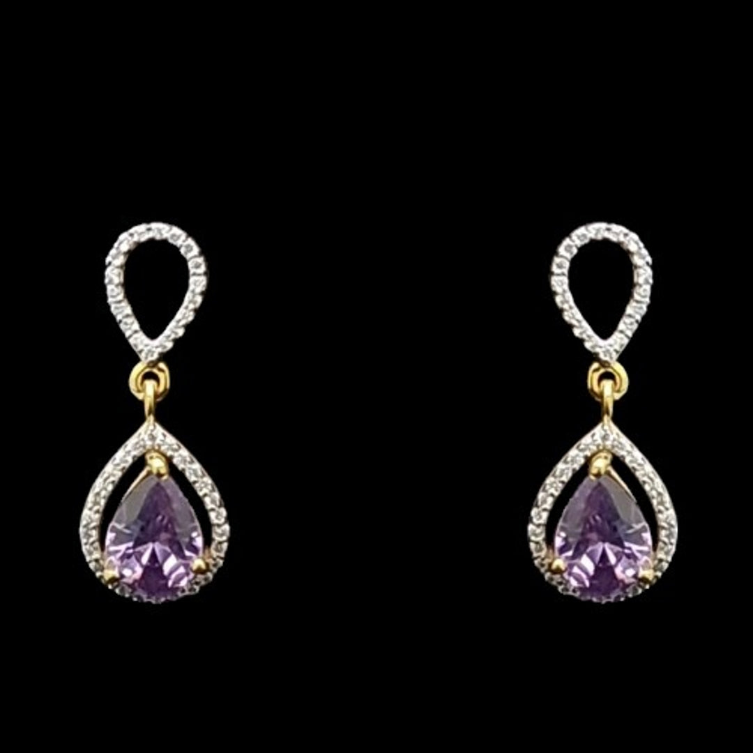 18 KT DIAMOND EARRING 2.89 Gms - MJ25ER183