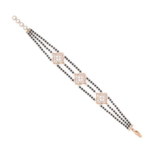 18 KT DIAMOND HAND MANGALSUTRA 9.288 Gms - MJ25MS86