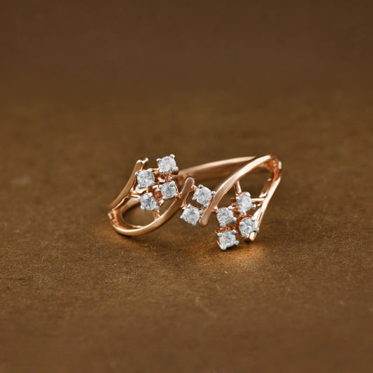 Diamond RING With 2.906 Gms of 18 Kt Gold and 0.21 Cts of Certified Natural Diamonds Code: MJ26RG625