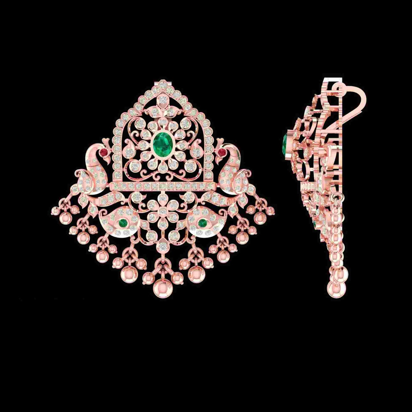 Diamond PENDANT With 10.703 Gms of 18 Kt Gold and 1.361 Cts of Certified Natural Diamonds Code: MJ26PND132