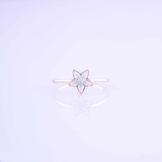 Diamond RING With 1.101 Gms of 18 Kt Gold and 0.039 Cts of Certified Natural Diamonds Code: MJ26RG654