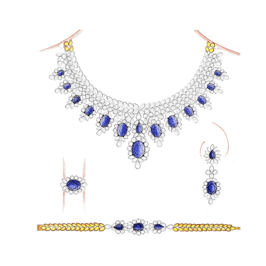 18 KT DIAMOND NECKLACE  Gms - MJ25NK574
