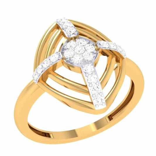 18 KT DIAMOND RING 2.2 Gms - MJ25RG152