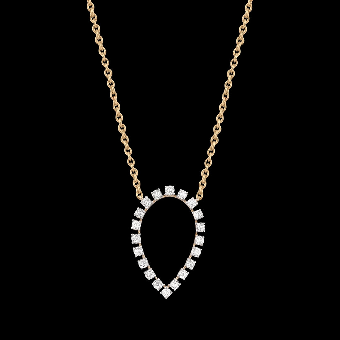 18 KT DIAMOND SHORT NECKLACE 7.324 Gms - MJ25SN130