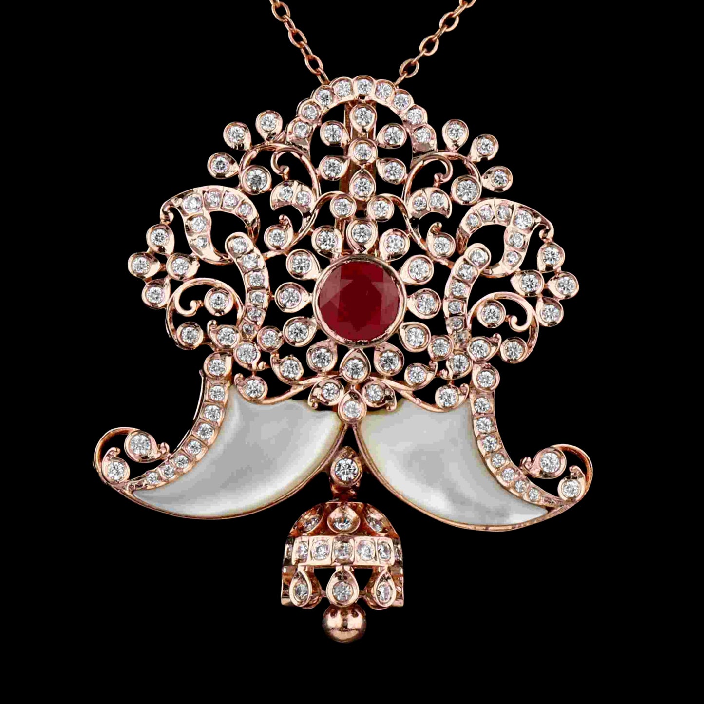 Diamond PENDANT With 18 Gms of 18 Kt Gold and 1.891 Cts of Certified Natural Diamonds Code: MJ26PND85