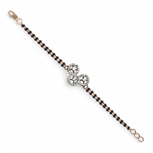 18 KT DIAMOND HAND MANGALSUTRA 3.238 Gms - MJ25MS91