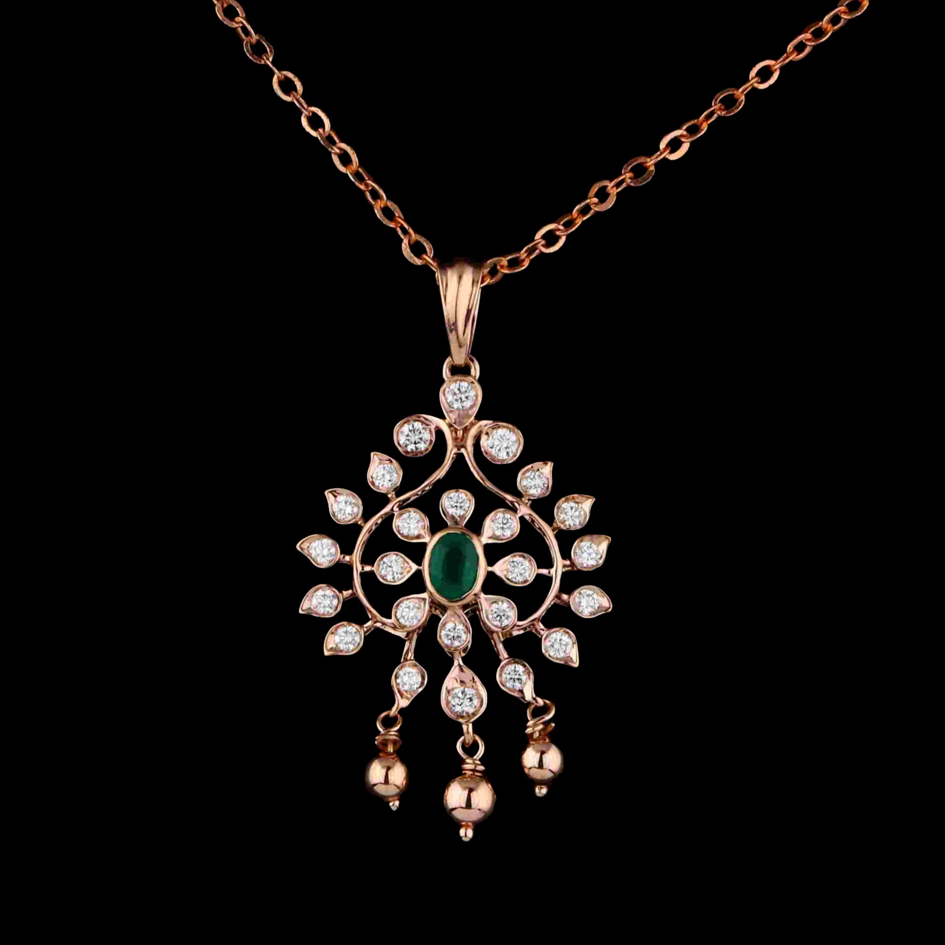 Diamond PENDANT With 3.14 Gms of 18 Kt Gold and 0.43 Cts of Certified Natural Diamonds Code: MJ26PND71
