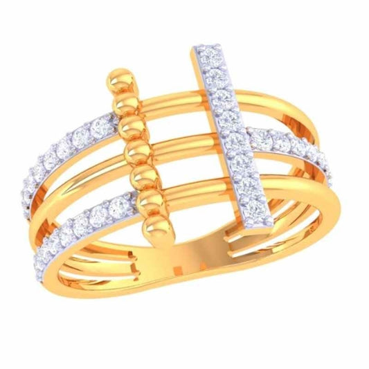18 KT DIAMOND RING 4.5 Gms - MJ25RG293
