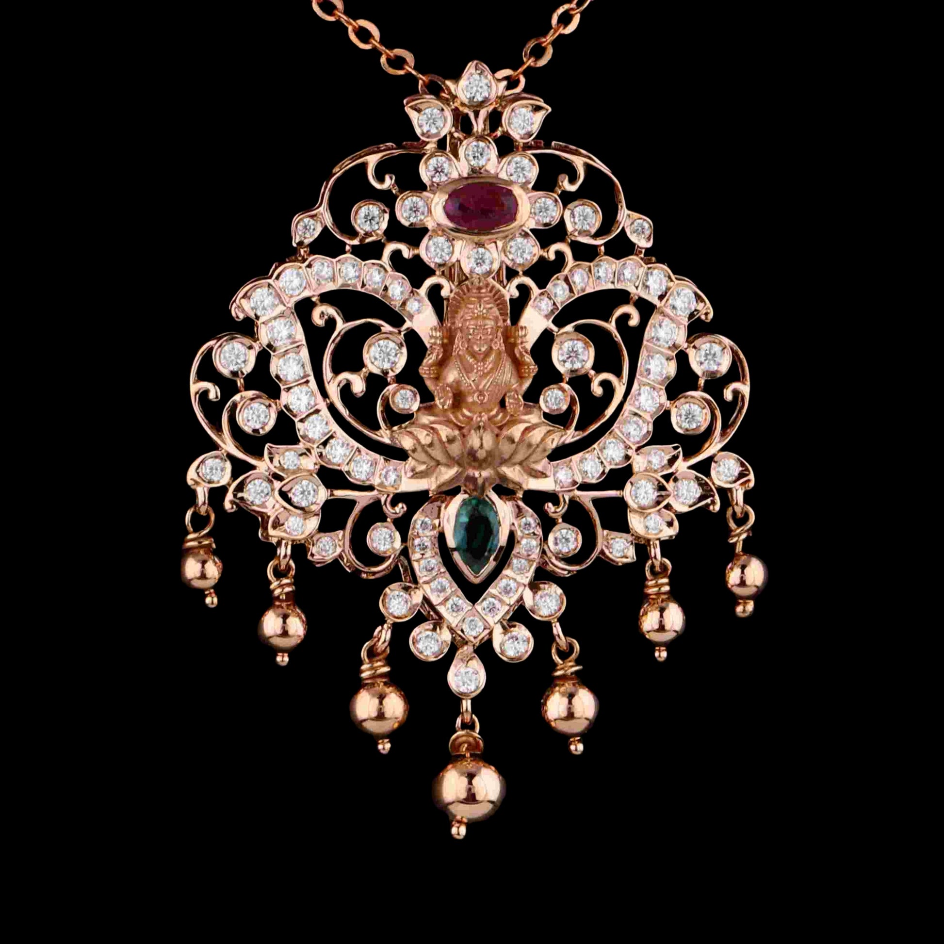 Diamond PENDANT With 13.3 Gms of 18 Kt Gold and 1.138 Cts of Certified Natural Diamonds Code: MJ26PND74