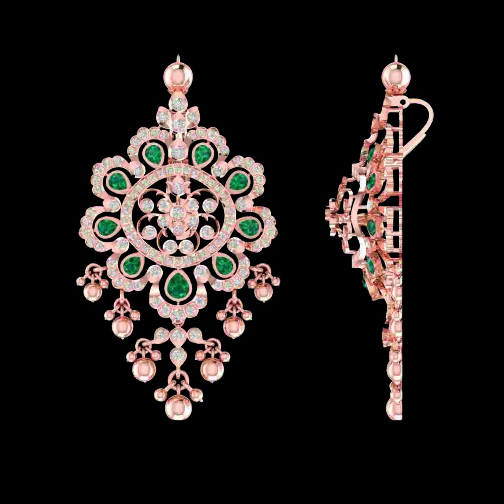 Diamond PENDANT With 15.2 Gms of 18 Kt Gold and 1.818 Cts of Certified Natural Diamonds Code: MJ26PND125