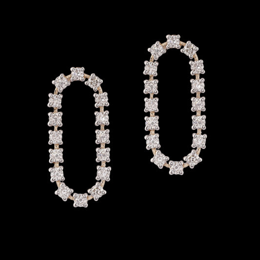 18 KT DIAMOND EARRING 6.078 Gms - MJ25ER59