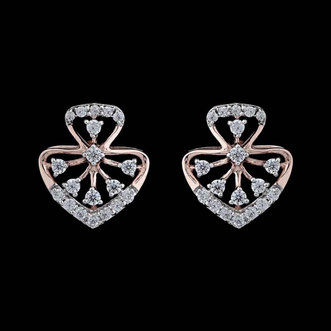 18 KT DIAMOND EARRING 2.57 Gms - MJ25ER52