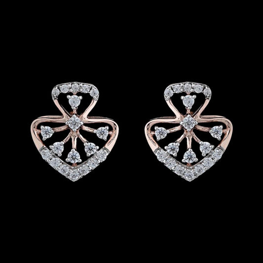 18 KT DIAMOND EARRING 2.57 Gms - MJ25ER52