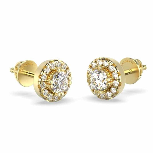 18 KT DIAMOND EARRING 8.5 Gms - MJ25ER133