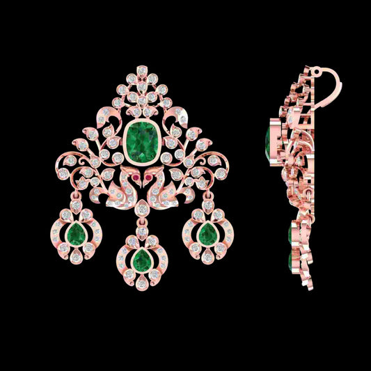 Diamond PENDANT With 14.915 Gms of 18 Kt Gold and 1.552 Cts of Certified Natural Diamonds Code: MJ26PND115
