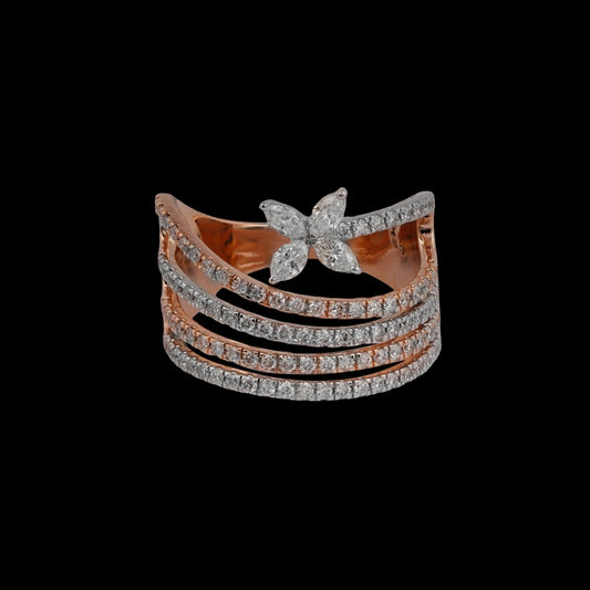 18 KT DIAMOND RING 4.928 Gms - MJ25RG526