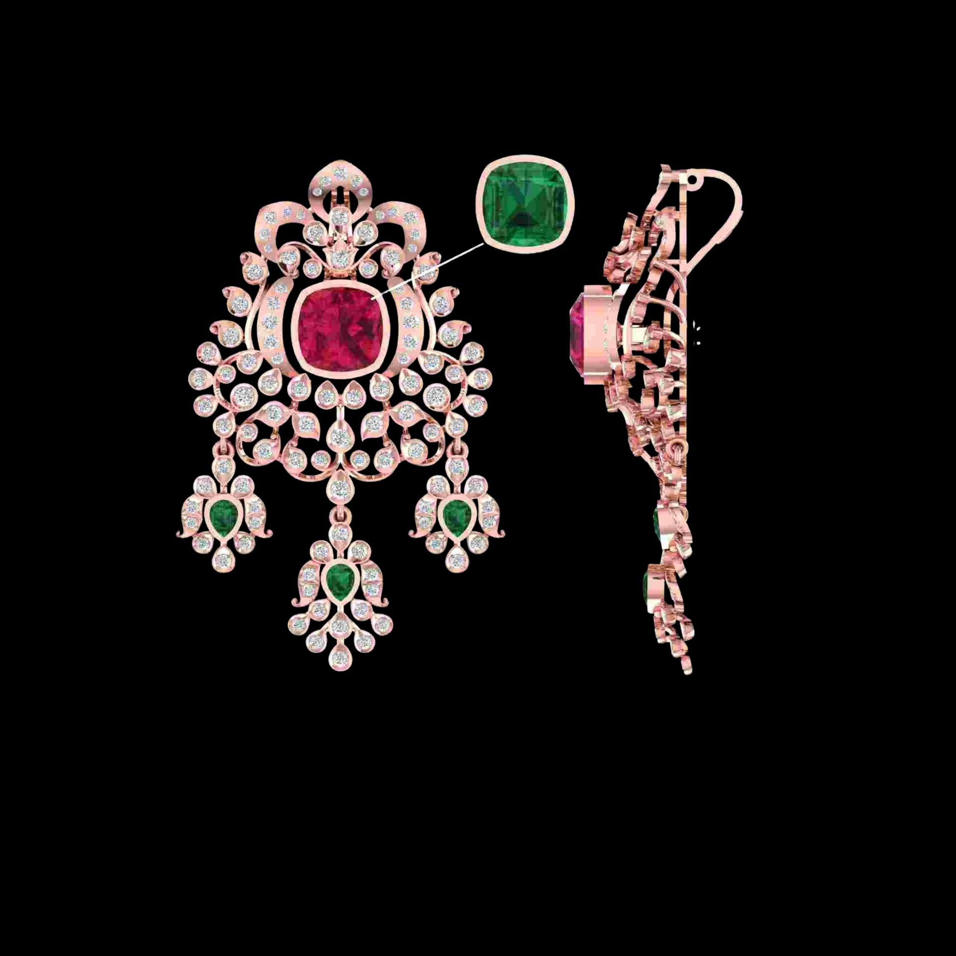 Diamond PENDANT With 11.226 Gms of 18 Kt Gold and 1.562 Cts of Certified Natural Diamonds Code: MJ26PND140