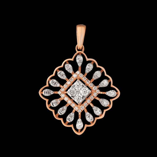 18 KT DIAMOND PENDANT 4.152 Gms - MJ25PD126