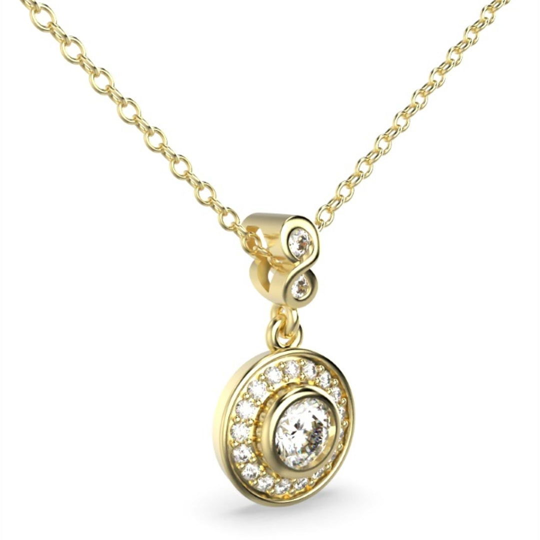 18 KT DIAMOND PENDANT 4 Gms - MJ25ER210