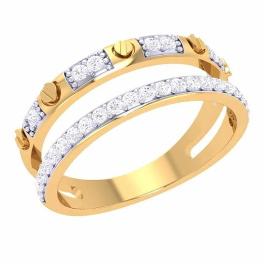18 KT DIAMOND RING 4.5 Gms - MJ25RG295