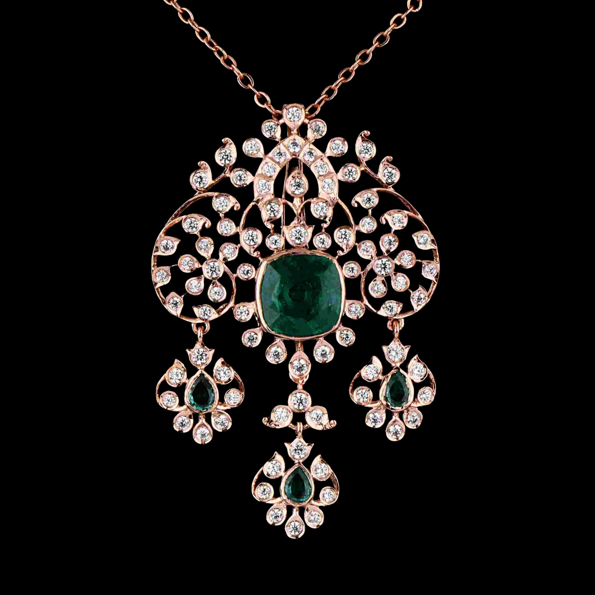 Diamond PENDANT With 11.226 Gms of 18 Kt Gold and 1.362 Cts of Certified Natural Diamonds Code: MJ26PND80
