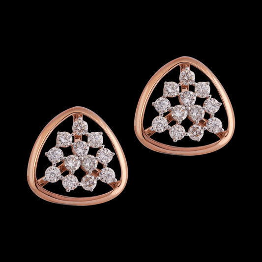 18 KT DIAMOND EARRING 2.882 Gms - MJ25ER40