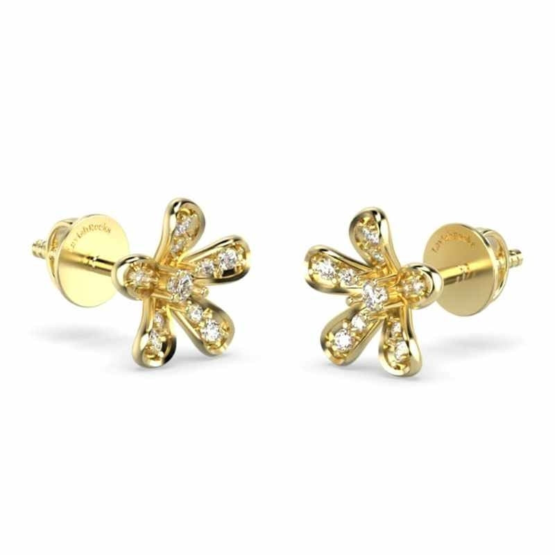 18 KT DIAMOND EARRING  6 Gms - MJ25247