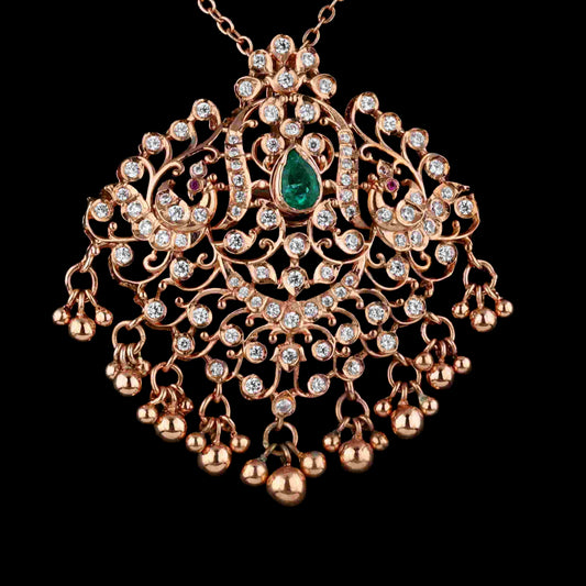 Diamond PENDANT With 11.22 Gms of 18 Kt Gold and 1.376 Cts of Certified Natural Diamonds Code: MJ26PND106