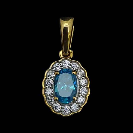 18 KT DIAMOND PENDANT 1.32 Gms - MJ25PD175