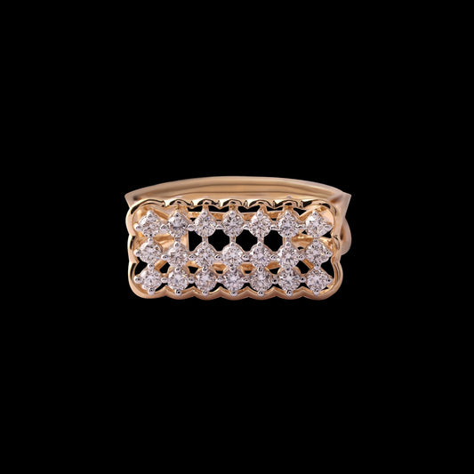 18 KT DIAMOND RING 3.26 Gms - MJ25RG449