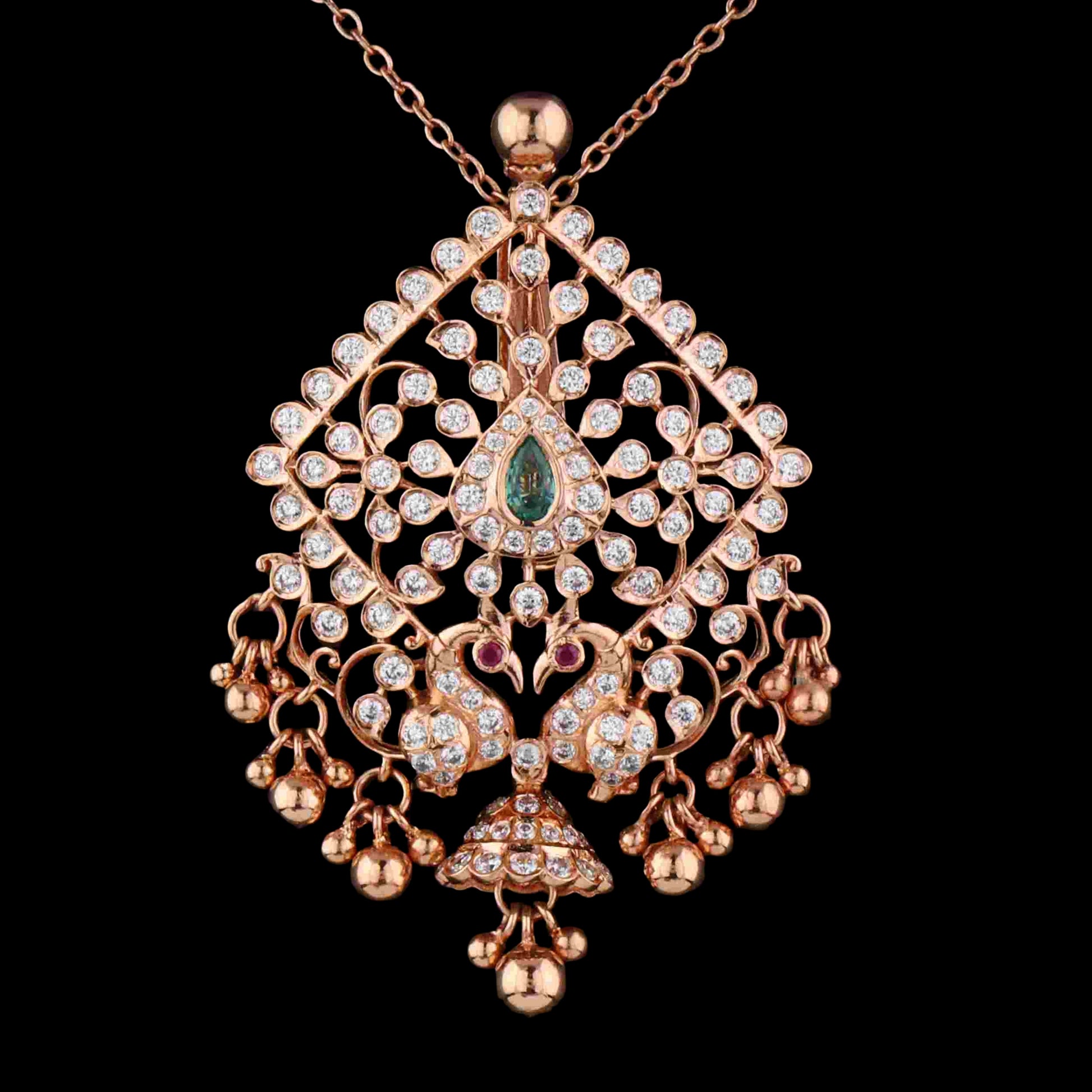 Diamond PENDANT With 13.9 Gms of 18 Kt Gold and 1.752 Cts of Certified Natural Diamonds Code: MJ26PND89