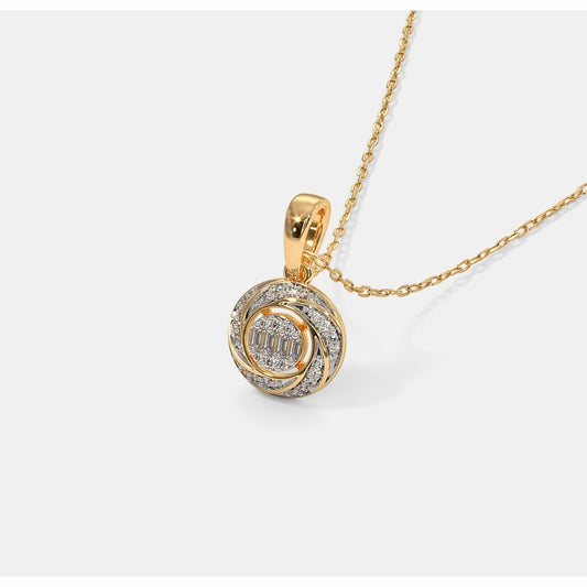 18 KT DIAMOND PENDANT 4.5 Gms - MJ25PD280